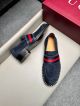 Gucci Man Blue Calfskin Business Leather Shoes 042888 (3)_th.jpg